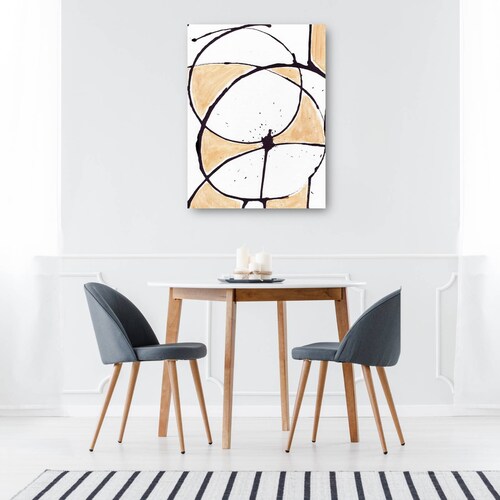 cuadro decorativo oro abstracto