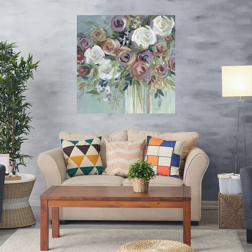 Cuadro Decorativo | Bouquet Confeti II | Carol Robinson | 122X122 Cm | Arte Floral | Impresión en Lienzo | Fine Art TJ