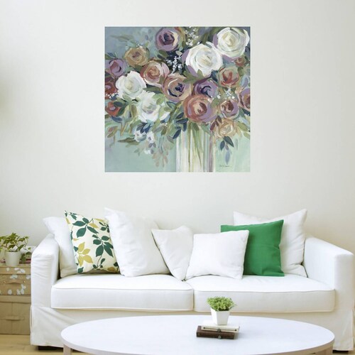 Cuadro Decorativo | Bouquet Confeti II | Carol Robinson | 122X122 Cm | Arte Floral | Impresión en Lienzo | Fine Art TJ