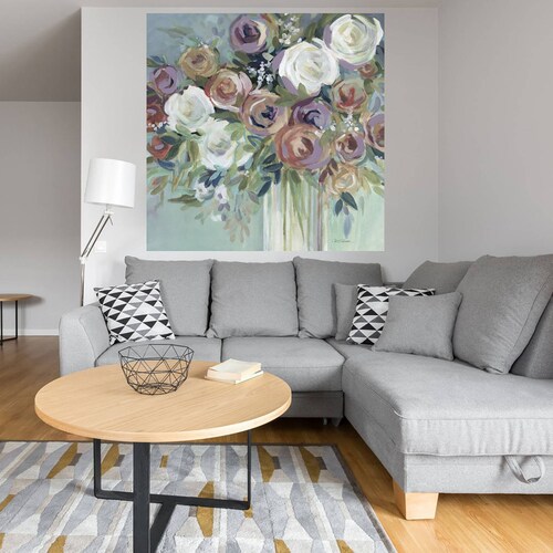 Cuadro Decorativo | Bouquet Confeti II | Carol Robinson | 122X122 Cm | Arte Floral | Impresión en Lienzo | Fine Art TJ
