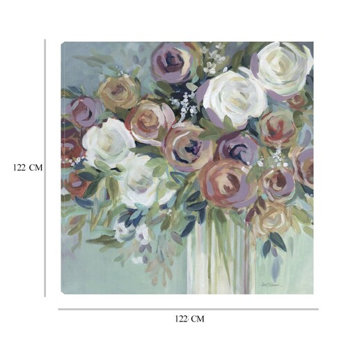 Cuadro Decorativo | Bouquet Confeti II | Carol Robinson | 122X122 Cm | Arte Floral | Impresión en Lienzo | Fine Art TJ