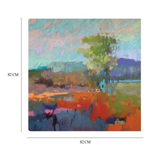Cuadro Decorativo | Campo de color XII | Jane Schmidt | 82X82 Cm | Arte Abstracto | Impresión en Lienzo | Fine Art TJ