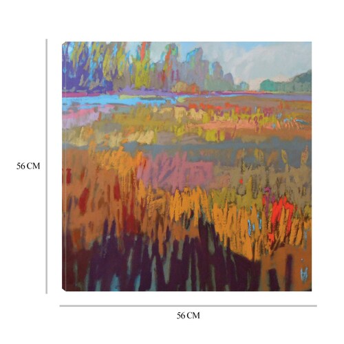 Cuadro Decorativo | Campo de color XXII | Jane Schmidt | 56X56 Cm | Arte Abstracto | Impresión en Lienzo | Fine Art TJ