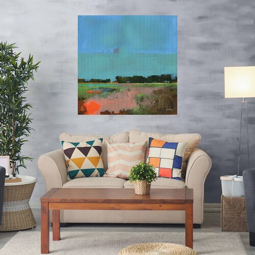 Cuadro Decorativo | Cielo vacío | Paul Bailey | 82X82 Cm | Arte Paisaje | Impresión en Lienzo | Fine Art TJ