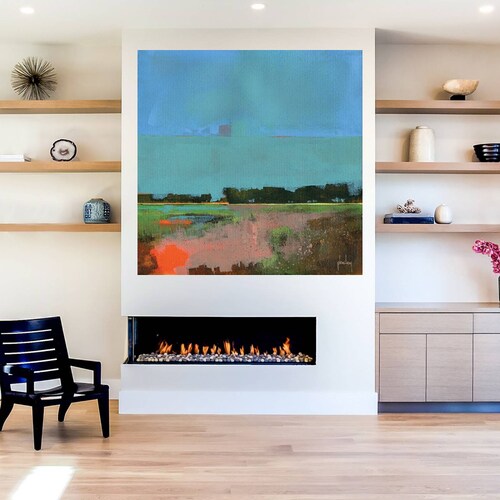 Cuadro Decorativo | Cielo vacío | Paul Bailey | 82X82 Cm | Arte Paisaje | Impresión en Lienzo | Fine Art TJ