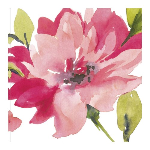 Cuadro Decorativo | Flor Carmesí II | Sandra Jacobs | 94X94 Cm | Arte Floral | Impresión en Lienzo | Fine Art TJ