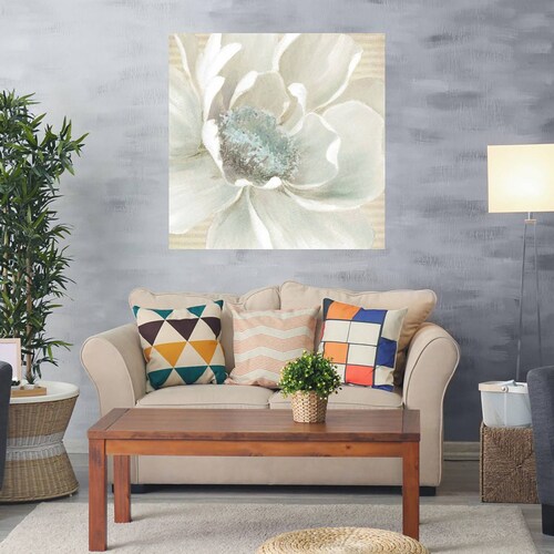 Cuadro Decorativo | Flores de Invierno I | Carol Robinson | 56X56 Cm | Arte Floral | Impresión en Lienzo | Fine Art TJ