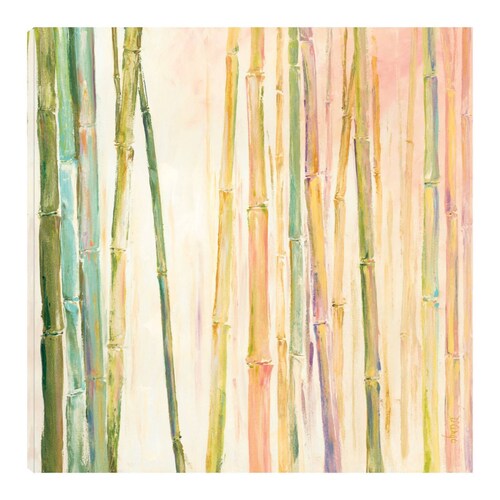 Cuadro Decorativo | Bambú II | Dina D'Argo | 82X82 Cm | Arte Floral | Impresión en Lienzo | Fine Art TJ