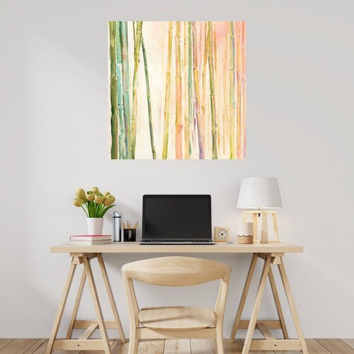 Cuadro Decorativo | Bambú II | Dina D'Argo | 122X122 Cm | Arte Floral | Impresión en Lienzo | Fine Art TJ