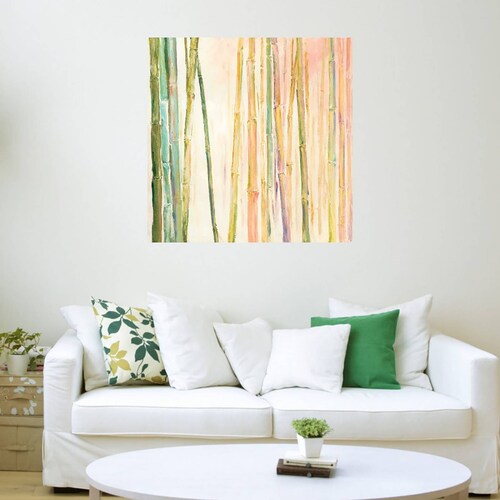 Cuadro Decorativo | Bambú II | Dina D'Argo | 122X122 Cm | Arte Floral | Impresión en Lienzo | Fine Art TJ
