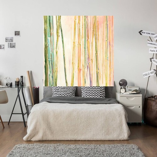 Cuadro Decorativo | Bambú II | Dina D'Argo | 122X122 Cm | Arte Floral | Impresión en Lienzo | Fine Art TJ