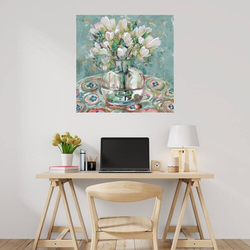 Cuadro Decorativo | Barcelona | Studio Arts | 56X56 Cm | Arte Florero | Impresión en Lienzo | Fine Art TJ