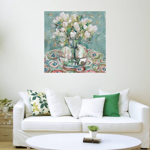 Cuadro Decorativo | Barcelona | Studio Arts | 56X56 Cm | Arte Florero | Impresión en Lienzo | Fine Art TJ