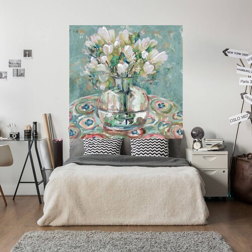 Cuadro Decorativo | Barcelona | Studio Arts | 56X56 Cm | Arte Florero | Impresión en Lienzo | Fine Art TJ