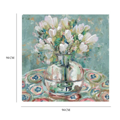 Cuadro Decorativo | Barcelona | Studio Arts | 94X94 Cm | Arte Florero | Impresión en Lienzo | Fine Art TJ