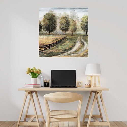 Cuadro Decorativo | De vuelta a casa II | Sandy Doonan | 94X94 Cm | Arte Paisaje | Impresión en Lienzo | Fine Art TJ