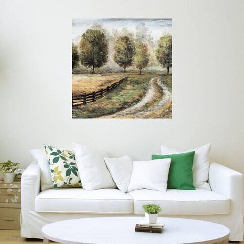 Cuadro Decorativo | De vuelta a casa II | Sandy Doonan | 94X94 Cm | Arte Paisaje | Impresión en Lienzo | Fine Art TJ