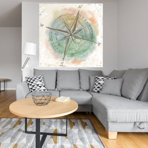 Cuadro Decorativo | Explora el Mundo III | Veronique Charron | 56X56 Cm | Arte Abstracto | Impresión en Lienzo | Fine Art TJ