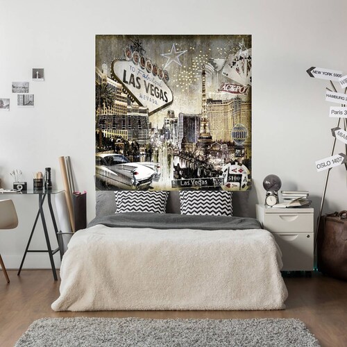Cuadro Decorativo | Las Vegas | Dylan Matthews | 94X94 Cm | Arte Ciudades | Impresión en Lienzo | Fine Art TJ