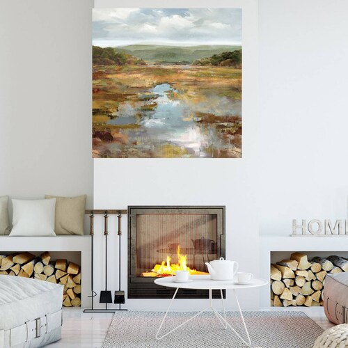 Cuadro Decorativo | Lodo en tu Ojo | Paul Duncan | 56X56 Cm | Arte Paisaje | Impresión en Lienzo | Fine Art TJ