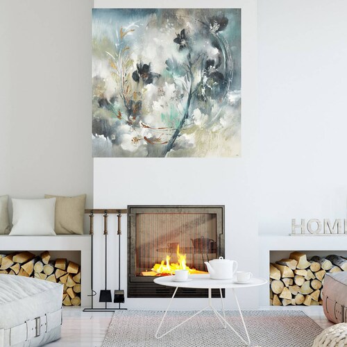 Cuadro Decorativo | Odisea Onyx | K. Nari | 94X94 Cm | Arte Abstracto | Impresión en Lienzo | Fine Art TJ