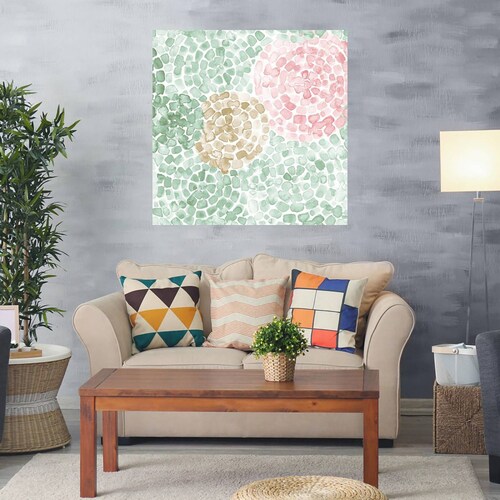 Cuadro Decorativo | Patron Boho IV | Dina June | 82X82 Cm | Arte Abstracto | Impresión en Lienzo | Fine Art TJ