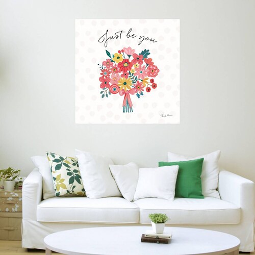 Cuadro Decorativo | Pétalos brillantes II | Farida Zaman | 56X56 Cm | Arte Frases | Impresión en Lienzo | Fine Art TJ
