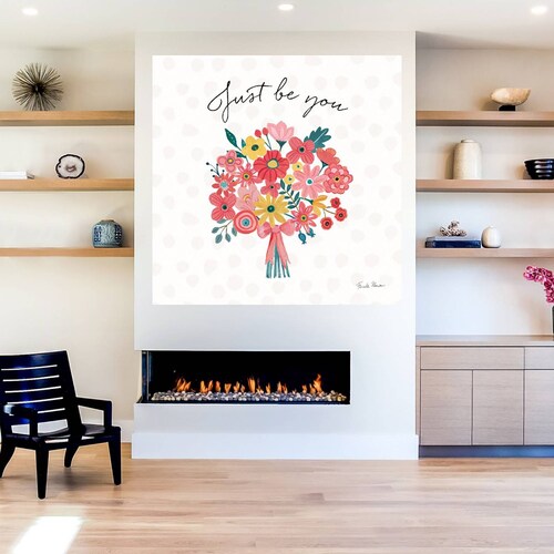 Cuadro Decorativo | Pétalos brillantes II | Farida Zaman | 56X56 Cm | Arte Frases | Impresión en Lienzo | Fine Art TJ