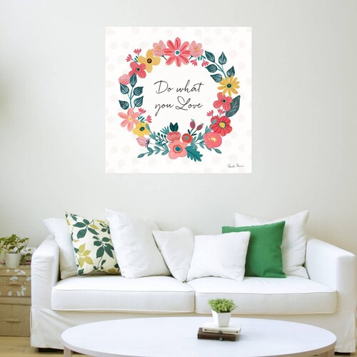 Cuadro Decorativo | Pétalos brillantes V | Farida Zaman | 56X56 Cm | Arte Frases | Impresión en Lienzo | Fine Art TJ