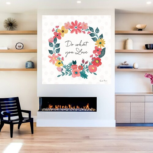 Cuadro Decorativo | Pétalos brillantes V | Farida Zaman | 56X56 Cm | Arte Frases | Impresión en Lienzo | Fine Art TJ