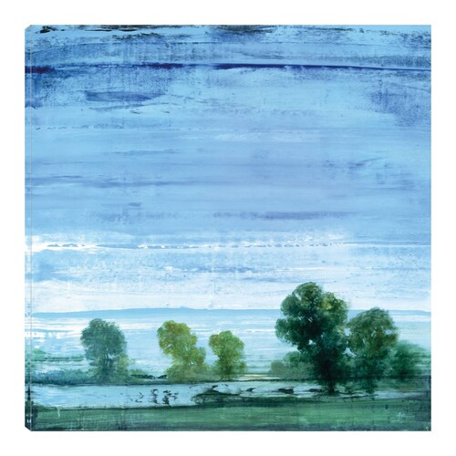 Cuadro Decorativo | Prado Azul II | Simon Addyman | 56X56 Cm | Arte Paisaje | Impresión en Lienzo | Fine Art TJ