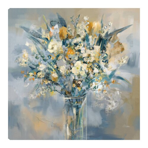 Cuadro Decorativo | Soho I | Studio Arts | 122X122 Cm | Arte Floral | Impresión en Lienzo | Fine Art TJ