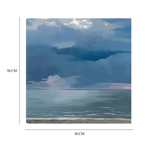 Cuadro Decorativo | Tormenta de la tarde | Kathrine Lovell | 56X56 Cm | Arte Paisaje | Impresión en Lienzo | Fine Art TJ