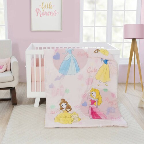 CHIQUI MUNDO Juego edredón 3 pzs CCC Disney Princess doble vista.