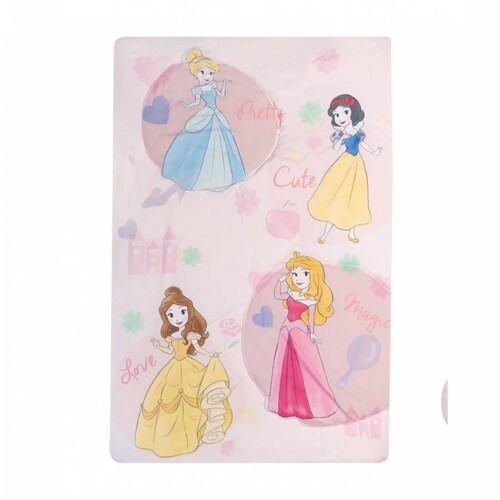 CHIQUI MUNDO Juego edredón 3 pzs CCC Disney Princess doble vista.