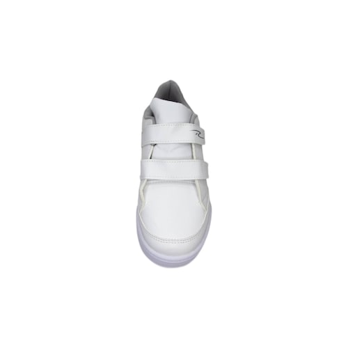 Tenis Mujer Simipiel Blanco Velcro Raddock   Manolo 4439