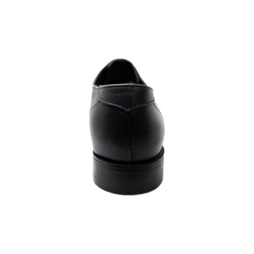 Zapato Piel Negro Suela Cuero Albert   Manolo 484