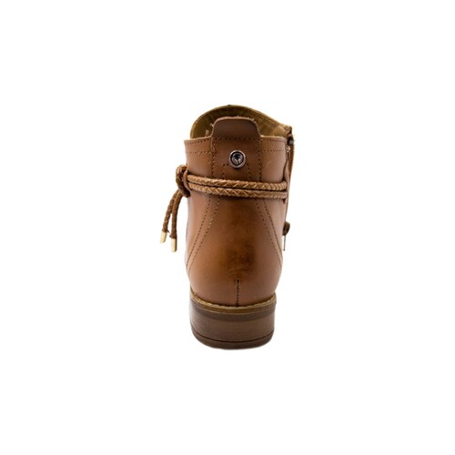 Botin Mujer Piel Cognac Verdetabaco   Manolo 214 1 2