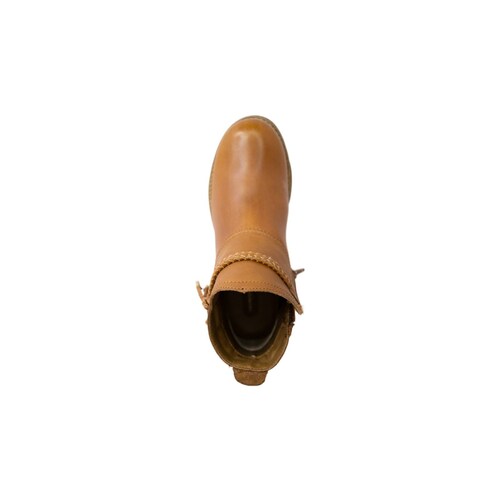 Botin Mujer Piel Cognac Verdetabaco   Manolo 214 1 2