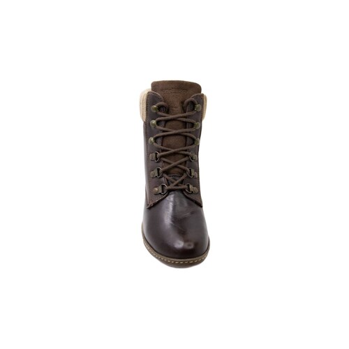 Botin Mujer Piel Moka Verdetabaco   Manolo 216