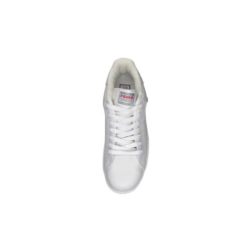 Tenis Escolar Piel Blanco Fisher Yonger   Manolo 85