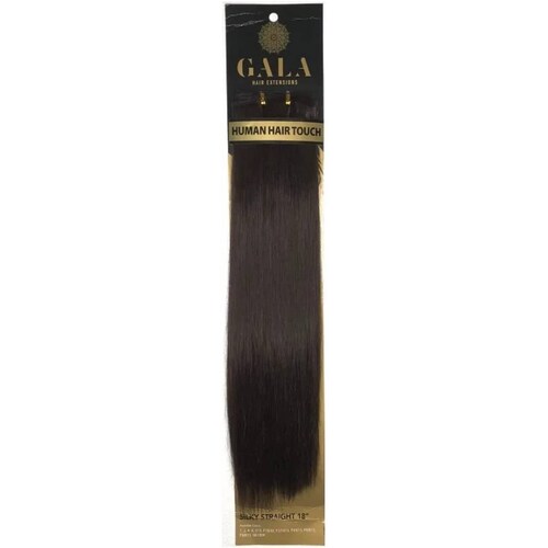Gala Silky Extension Cabello Lacia 100% Fibra Natural 18 Pulgadas (#2 Castaño Oscuro)