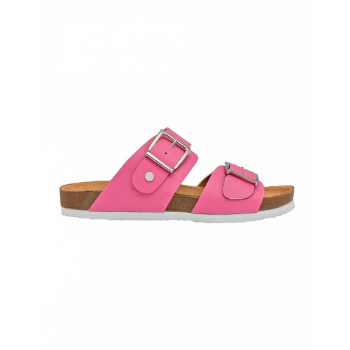 Sandalias de piso Exterior Piel sintética Color Rosa Para Mujer De RBBASICS