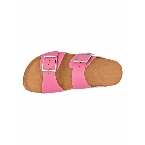 Sandalias de piso Exterior Piel sintética Color Rosa Para Mujer De RBBASICS