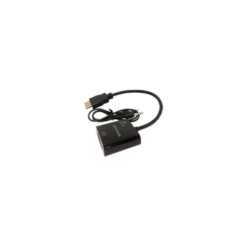 Cable Adaptador Convertidor Hdmi A Vga Aux 3.5 Pc Laptop Tv Monitor
