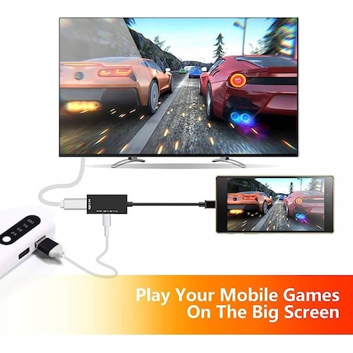 Adaptador Hdmi A V8