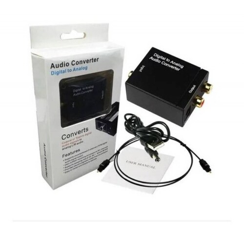 Convertidor De Audio Digital A Análogo Óptico Rca Compuesto Con .33.Da.