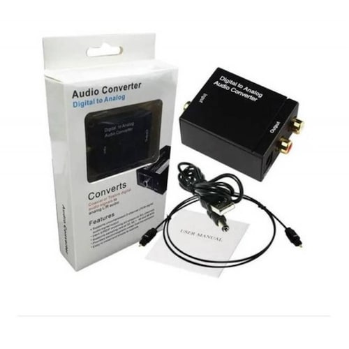 Convertidor De Audio Digital A Análogo Óptico Rca Compuesto Con .33.Da.