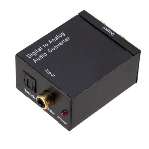 Convertidor De Audio Digital A Análogo Óptico Rca Compuesto Con .33.Da.