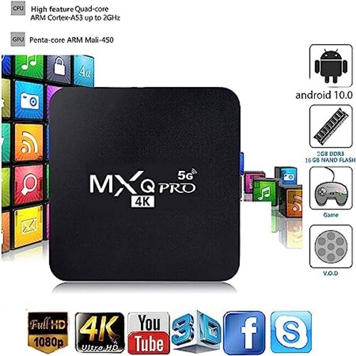 Smart Tv Box Mxq Pro 4K 4Gb / 32Gb Kvv282.